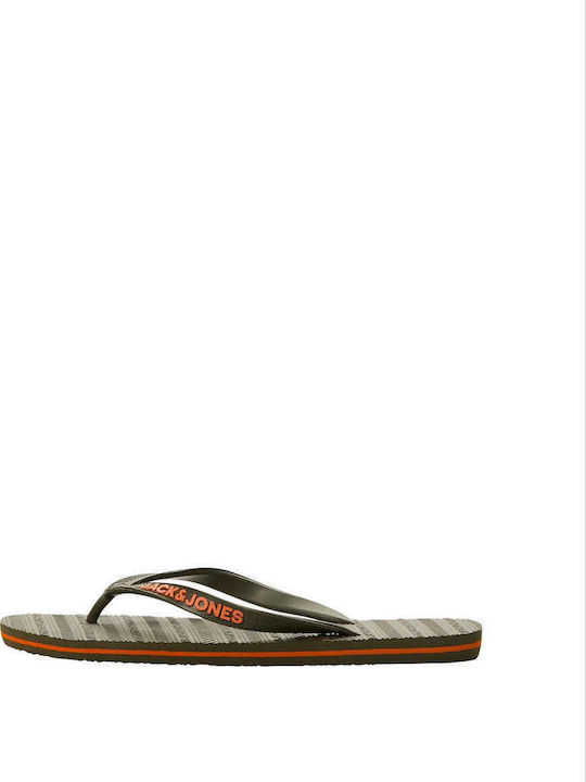 Jack & Jones Men's Flip Flops Khaki