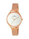 Uhr mit Rose Gold Metallarmband RA432204