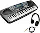 Kurzweil Keybaord KP30 Βundle cu 49 Taste Standard Touch cu Căști Negru Pachet
