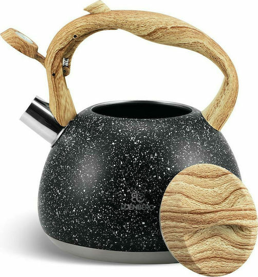 Edenberg Βραστήρας Ανοξείδωτος Μαύρη 3000ml