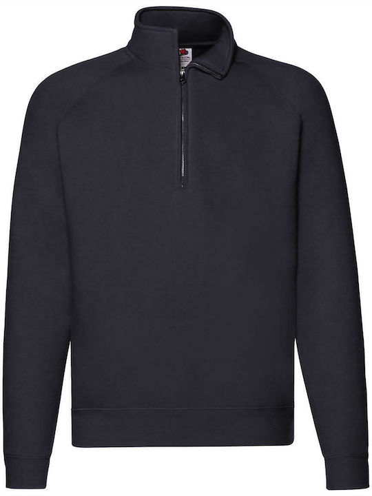 Fruit of the Loom Premium Zip Neck Men's Long S...