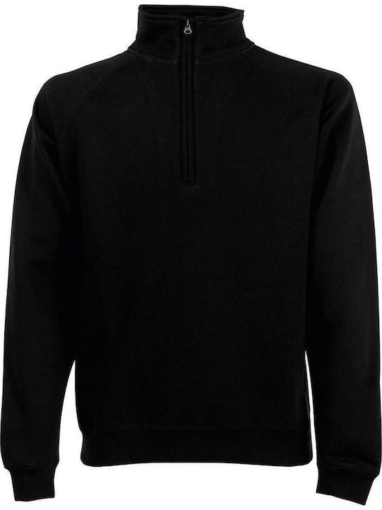Fruit of the Loom Premium Zip Neck Men's Long S...