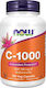 Now Foods C-1000 With Bioflavonoids Витамин за Кожата & Антиоксидантно действие 1000мг 100 вегетариански капсули