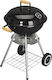 Kaiser Στρογγυλή Charcoal Grill with Wheels 43cm