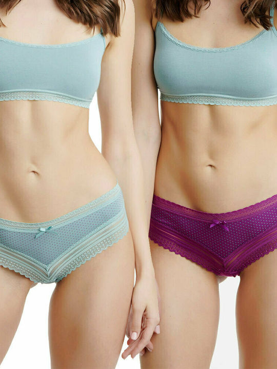 Walk Bamboo Γυναικεία Brazil 2Pack με Δαντέλα P...