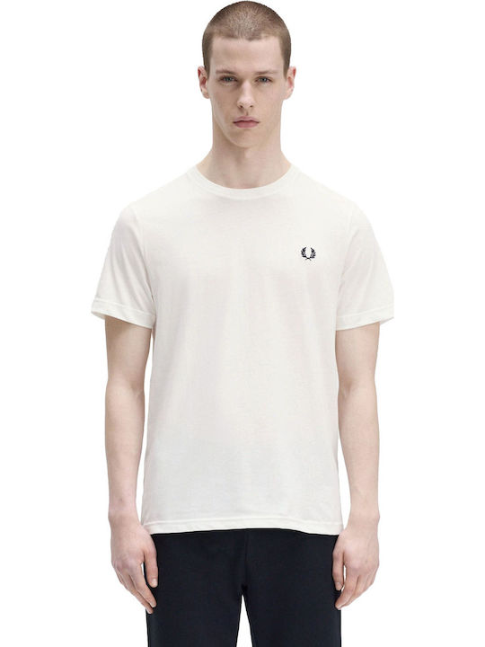 Fred Perry Тениска Бял