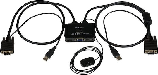 StarTech 2-Port VGA Cable KVM Switch SV211USB