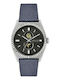 Men's Watch 40mm Chronograph Battery with Blue Stainless Steel Bracelet