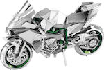 Fascinations Kawasaki Ninja Iconx Metal Modeling Figure Motorbike 12.3x7.7x4.5cm.