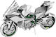 Fascinations Kawasaki Ninja Iconx Метална Фигура за Моделизъм Машина 12.3x7.7x4.5см.