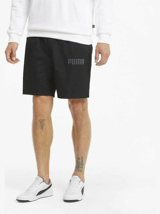 Puma Pantaloni scurți sport bărbați Negru