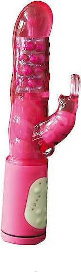 International Multiple Functions Rabbit Δονητής Rabbit 19cm Pink