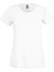 Fruit of the Loom Ladies Original T Γυναικείο Διαφημιστικό T-shirt Κοντομάνικο σε Λευκό Χρώμα