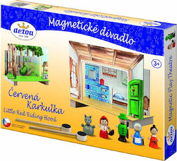 Detoa Set Puppet Theater Magnetic Little Red Riding Hood