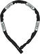 Abus Steel-O-Chain 4804K/75 Κλειδαριά Ποδηλάτου Κουλούρα με Κλειδί Μαύρη