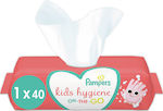 Pampers Kids Hygiene On-the-go Μωρομάντηλα χωρίς Οινόπνευμα & Parabens 40τμχ