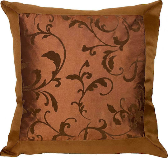 Linea Home Față De Pernă Decorative Garden Chocolat 40x40 Cm