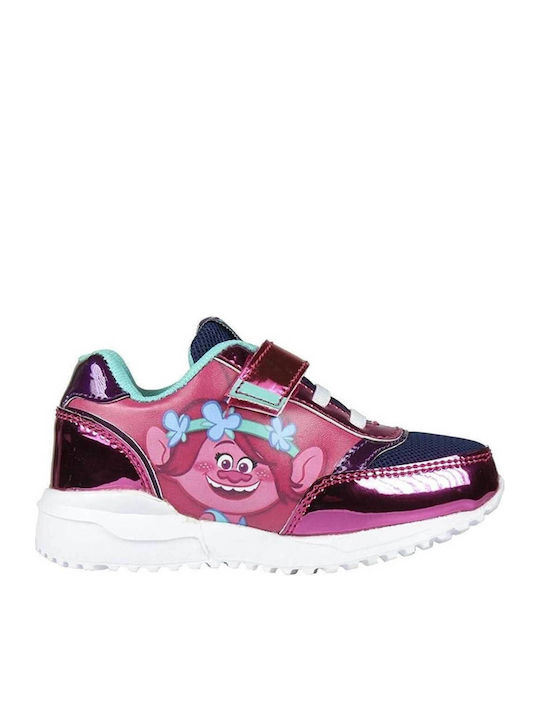 3438 Παιδικά Sneakers με Σκρατς Ροζ