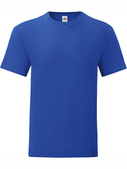 Fruit of the Loom Iconic 150 T Men's Short Sleeve Promotional T-Shirt Royal Blue