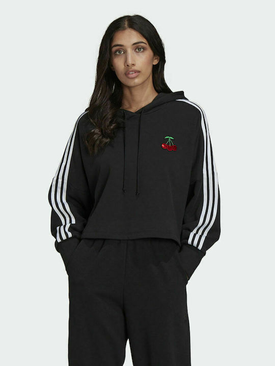 Adidas HER Studio London Hanorac pentru Femei Cu glugă Negru