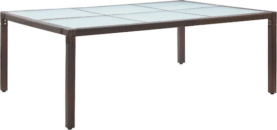Tisch Stabil Brown 200x150x74cm