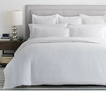 Hotel Sheet White Single 170x285cm Cotton 1pcs