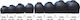 Bakoplast Horizontal Cylindrical Plastic Storage Tank 1500lt for Water / Petroleum / Oil Black