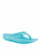 Oofos Ooriginal Recovery 1000 Frauen Flip Flops in Hellblau Farbe