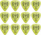 Ernie Ball Guitar Picks Everlast Green Thickness 0.88mm Set 12pcs