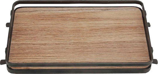 InTheBox Дърво Поднос за сервиране с Дръжки в Кафяв Цвят 55x31x6.5см 017456 1бр
