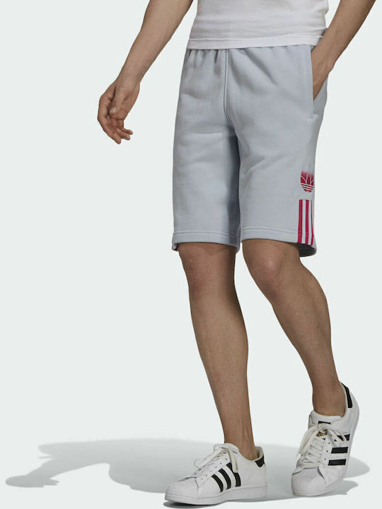 adidas Adicolor 3D Trefoil Ombré Athletic Men's Shorts Halo Blue