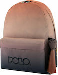 Polo Original 600D Σχολική Τσάντα Πλάτης Γυμνασίου - Λυκείου Πολύχρωμο Μ31 x Π18 x Υ40cm