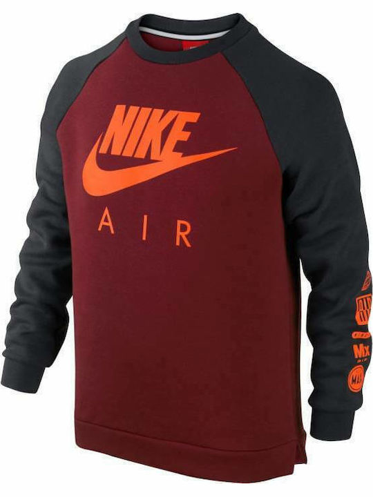 Nike Παιδικό Φούτερ Μπορντό