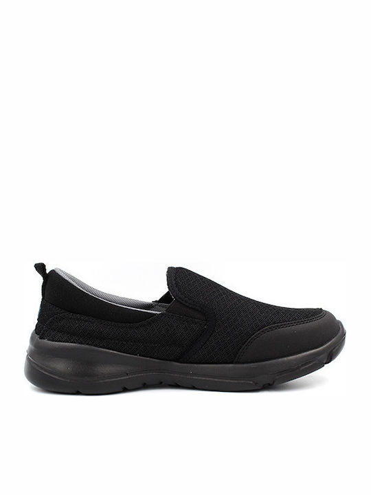 Lumberjack Agatha Γυναικεία Slip-On Μαύρα