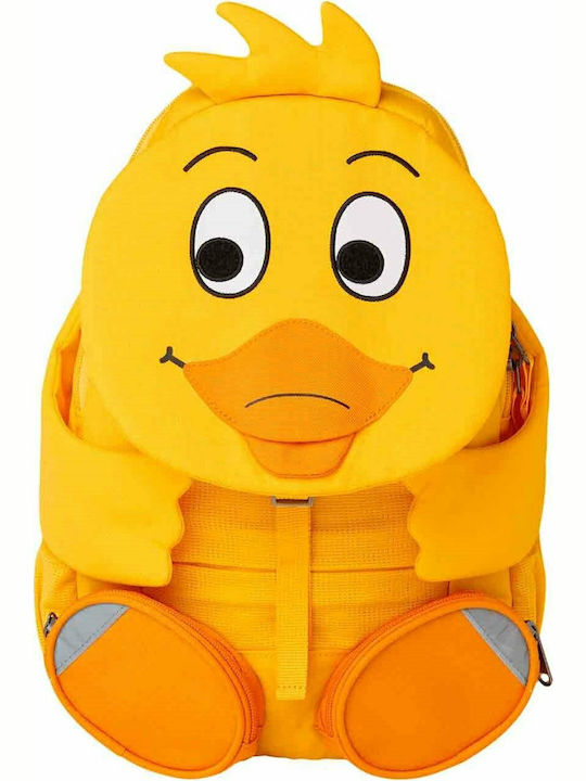 Affenzahn Παπάκι School Bag Backpack Kindergarten in Yellow color 8lt