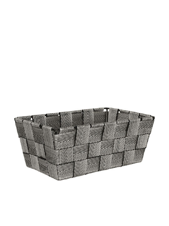 Kleine Wolke Storage Basket Plastic Black 22x9x14cm 1pcs