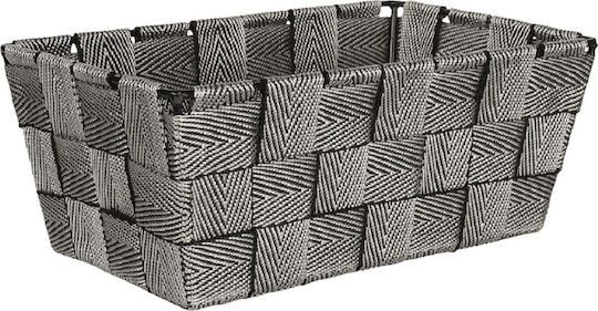 Kleine Wolke Storage Basket Plastic Black 22x9x14cm 1pcs