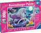 Kids Puzzle Μονόκερος Glitter for 6++ Years 100pcs Ravensburger