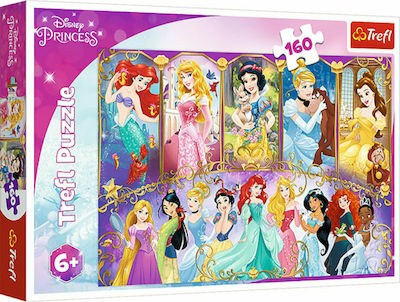 Puzzle pentru Copii Disney Princess pentru 6++ Ani 160buc Trefl