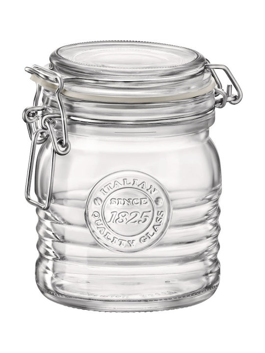 Bormioli Rocco Officina Glass General Use Vase with Airtight Lid 350ml