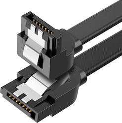 Ugreen 7-Pin SATA III - 7-Pin SATA III Cable 50cm Μαύρο (30797)