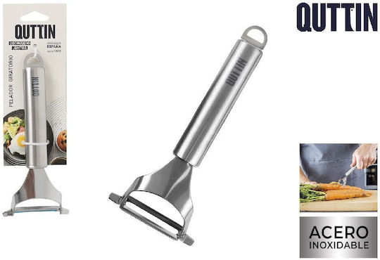 Quttin Fruit & Vegetable Peeler/Cleaner made of Stainless Steel Silver