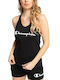 Women's Blouse Cotton Sleeveless Black