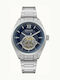Ingersoll Men's Watch 44mm Chronograph Automatic with Silver Metal Bracelet