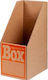 IONIA Box Magazine File Organizer Paper Orange 26x15x32cm.