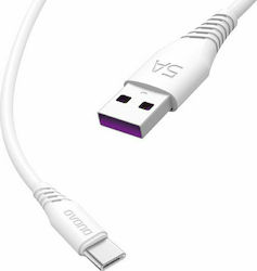 Dudao L2T USB 2.0 Cable USB-C male - USB-A White 2m Dudao L2T USB 2.0 Cable USB-C male - USB-A White 2m