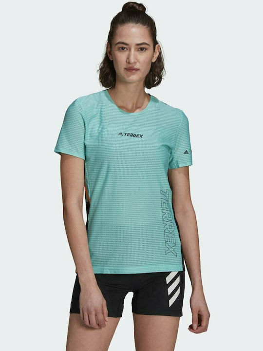 Adidas Terrex Parley Agravic TR Pro Women's Athletic T-shirt Fast Drying Mint