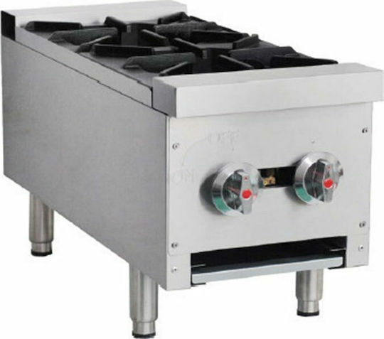 Karamco C461678 Εστία Υγραερίου Διπλή 13kW 30x73x34cm