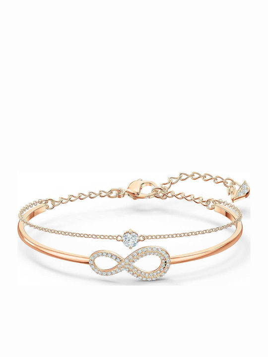Swarovski Women's Gold Plated Bracelet Infinity