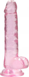 Shots Realistic Dildo with Balls 18cm Pink